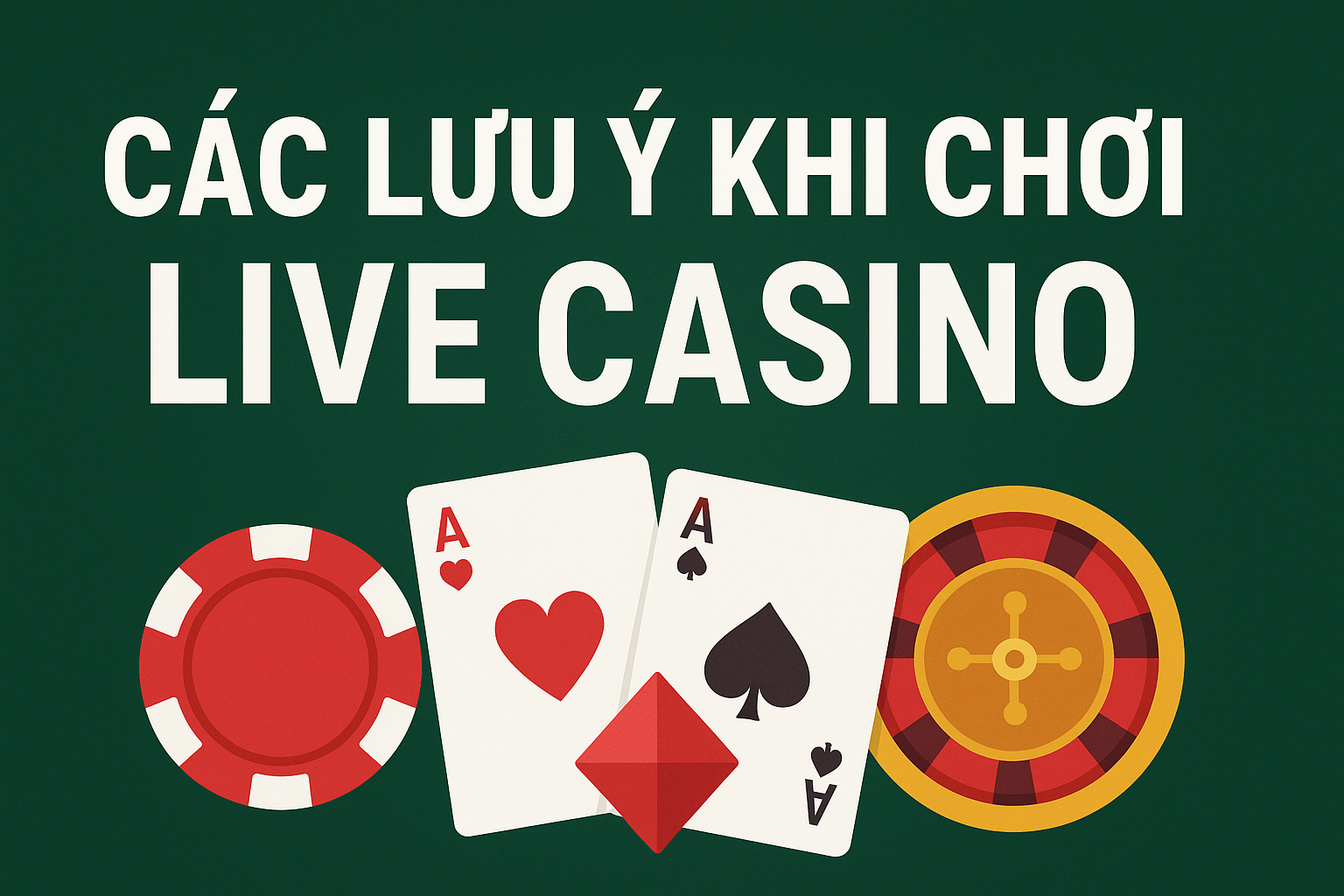 Các Lưu Ý Khi Chơi Live Casino: Hướng Dẫn Cần Biết Cho Người Mới Và Cả Người Chơi Lâu Năm