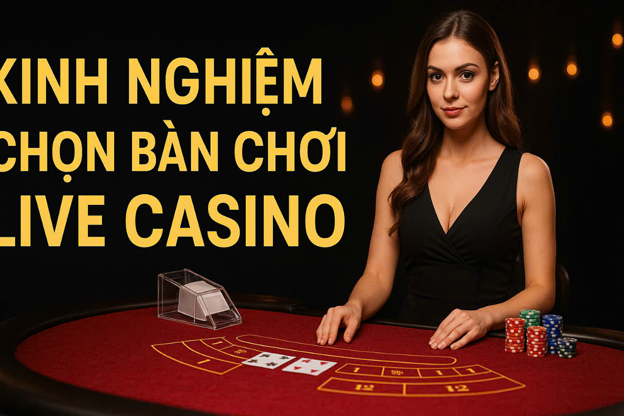 Kinh Nghiệm Chọn Bàn Chơi Live Casino Hiệu Quả Nhất