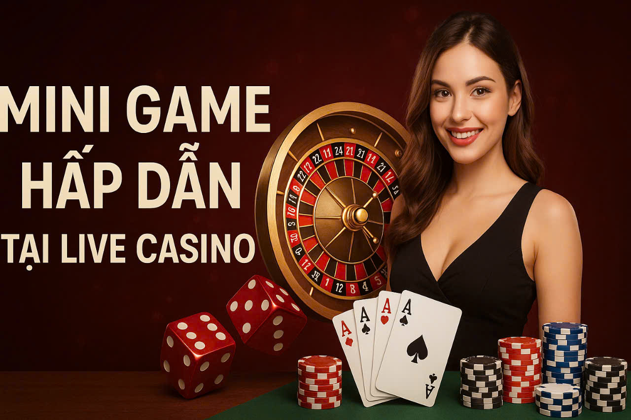 Top Mini Game Hấp Dẫn Tại Live Casino – Trải Nghiệm Cực Đỉnh!
