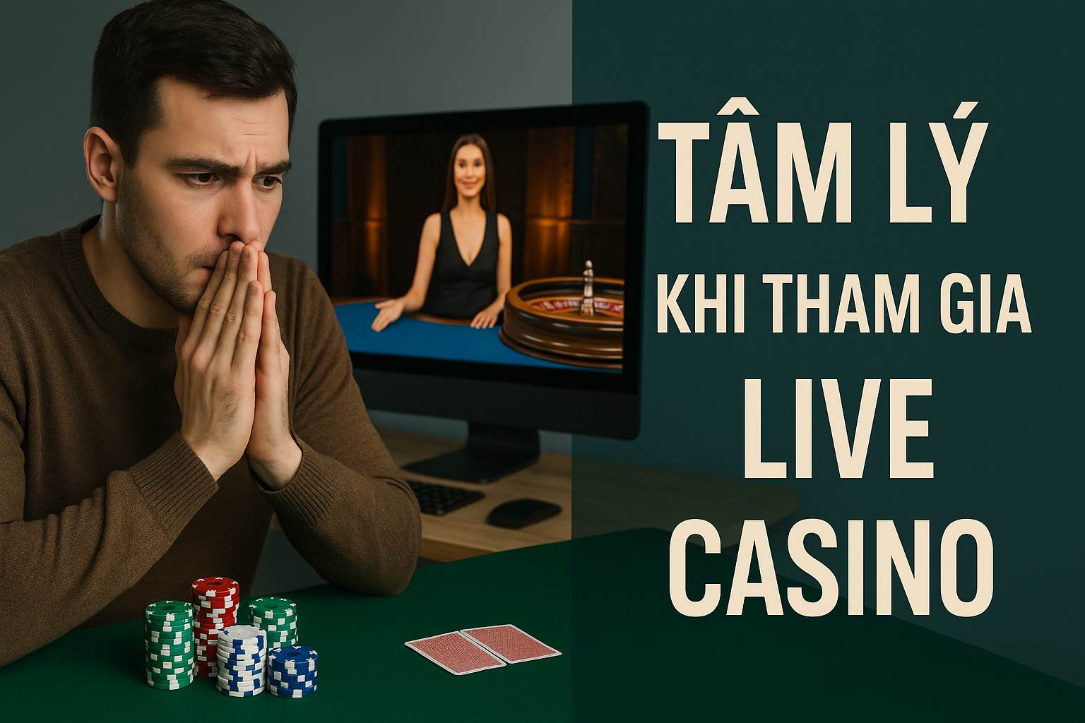 Tâm lý khi tham gia Live Casino: Bí quyết kiểm soát cảm xúc và ra quyết định thông minh